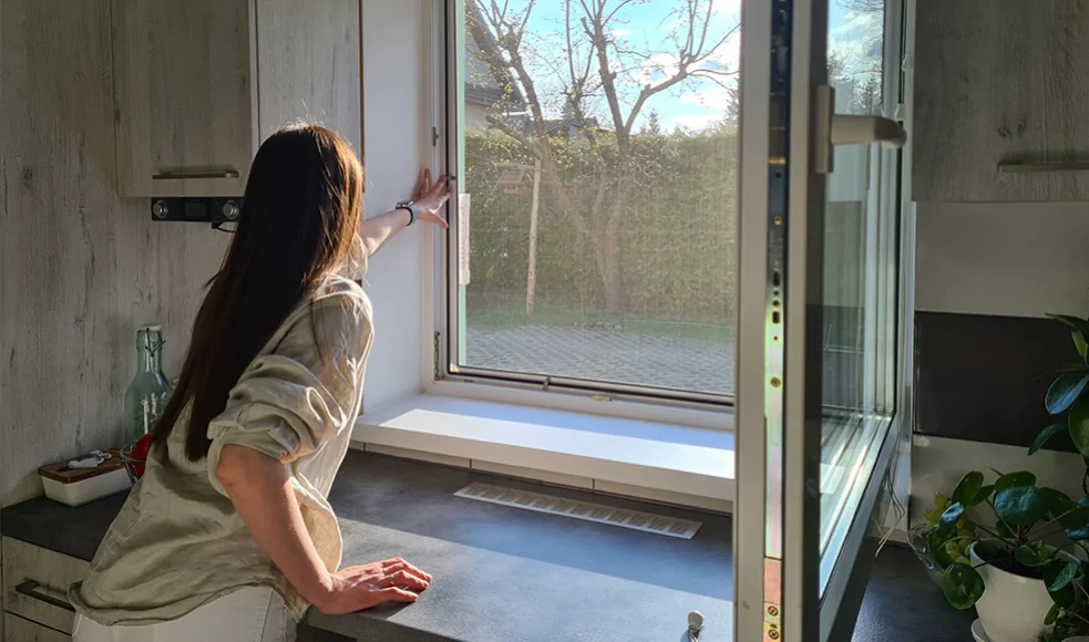 Op maat gemaakte horren voor openslaande ramen